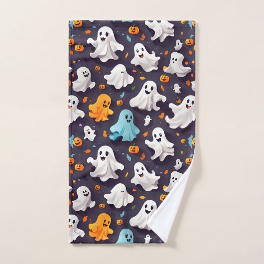 Spook en Pompoenen Halloween Bad Handdoek (Handdoek)