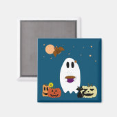 Spook en thee magneet (Voorkant / Achterkant)