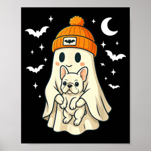 Spook Franse Bulldog Speelgoed Bulldog Liefhebber Poster