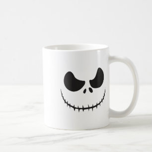 Spook Gezicht Halloween Retro Enge Pompoen Gezicht Koffiemok