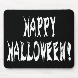 Spook Halloween Tekst Muismat