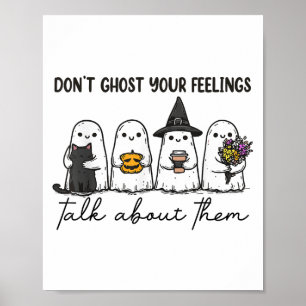 Spook je gevoelens niet over je mentale gezondheid poster