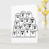 Spook Kaart (Gele Bloem)