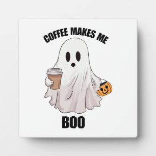 Spook Koffie Halloween Grappig Fotoplaat