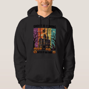 Spook komt Halloween-spookhuis Heksenpomp Hoodie