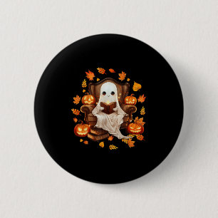 spook lezen boek liefhebbers gothic Halloween Ronde Button 5,7 Cm
