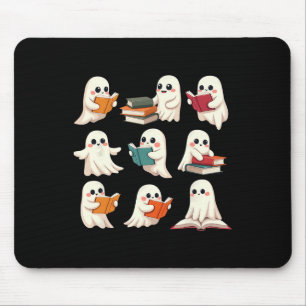Spook lezen boeken Halloween boeken Lover Teacher Muismat