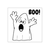 Spook met Boe Rubberstempel (Afrduk)