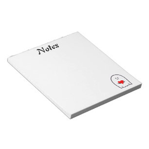 Spook met Hart Notitieblok