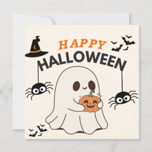 Spook met pompoen - Happy Halloween Design Save The Date
