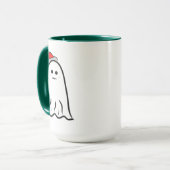 Spook met Santa Hat Mok (Voorkant links)