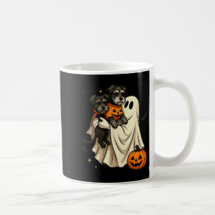 Spook Miniature Schnauzer Hond Halloween Koffiemok