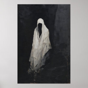 Spook Muurkunst, Gotische Geest Printbare Kunst, D Poster