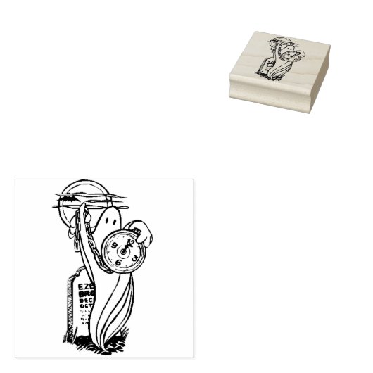 Spook schakelen uw illustratie art stempel (Gestempeld)