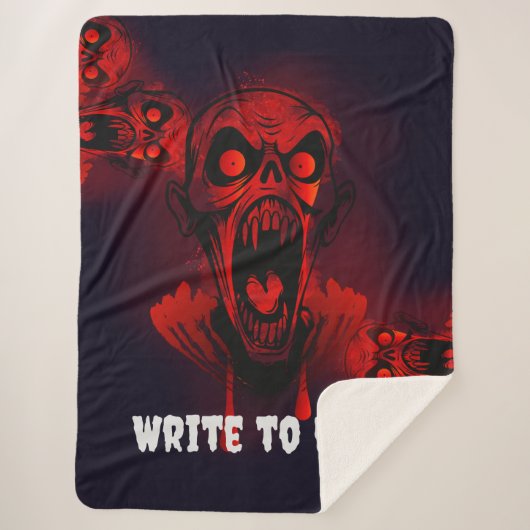 Spook Sherpa Deken (Voorkant)