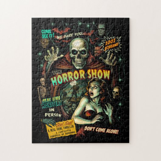 Spook Show Horror Jigsaw Puzzel (Verticaal)