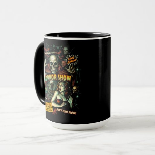 Spook Show Horror Retro Mug (Devant gauche)