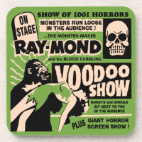 Spook Show Poster Kunst - Voodoo schedel!