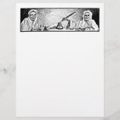 Spook Stationery - 1906 Halloween Afbeelding! (Voorkant)