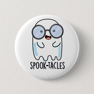 Spook-tacles Grappige Geest Grappen Ronde Button 5,7 Cm
