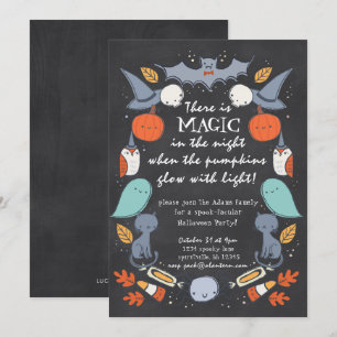 Spook-taculaire uitnodiging van Halloween Party