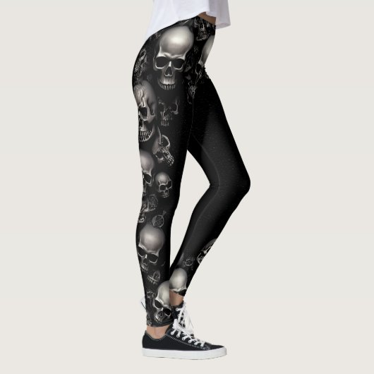 🎃 Spook-tacular Skull Leggings! 🎃 Leggings (Rechts)