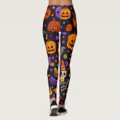 🎃 Spook-tacular Skull Leggings! 🎃 Leggings (Achterkant)