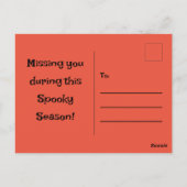 "Spook Tree" Briefkaart (Achterkant)