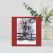 "Spook Tree" Feestdagenkaart (Staand voorkant)