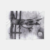 "Spook Tree" Fleece Deken (Voorkant (Horizontaal))