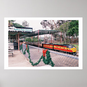 Spook van de Miniatuur Trein Poster