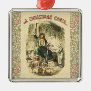 Spook van Kerst Heden Scrooge Metalen Ornament