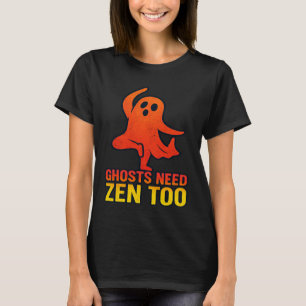 Spook Yoga Instructeur Halloween Geesten Hebben Ze T-shirt