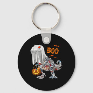 Spook Zombie Mumie Dinosaur Grappige Boe Halloween Sleutelhanger