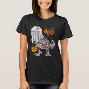Spook Zombie Mumie Dinosaur Grappige Boe Halloween T-shirt