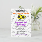 Spookable Mummy Kinder Halloween Party Uitnodiging (Staand voorkant)