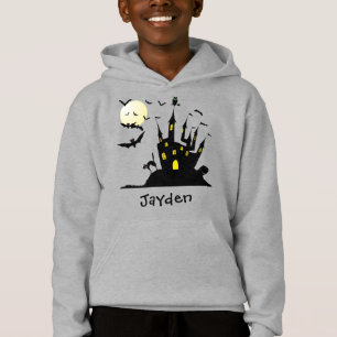 Spookachtig Gehekeld Huis Geborduurd