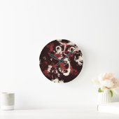 spookachtig gezicht ronde klok (Huis)