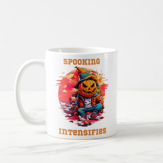 spookachtig koffiemok (Links)