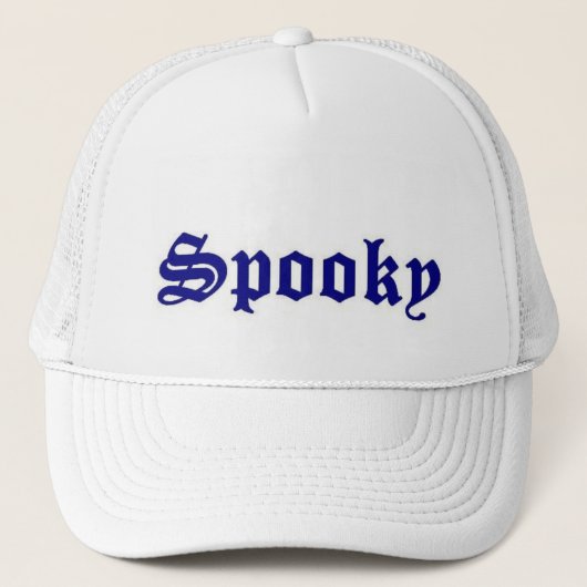 spookachtig logo trucker pet (Voorkant)