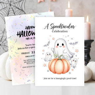 Spookachtig plezier Halloween Kaart