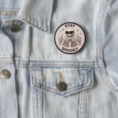 Spookachtig Ronde Button 5,7 Cm (In situ)