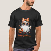 Spookachtig & Schattig: Schattige Funny Ghost Hall T-shirt (Voorkant)