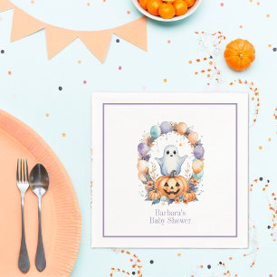 Spookachtig Schattige Baby shower Servet