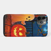 Spookachtig Schattige Halloween Glow Design Case-Mate iPhone Case (Achterkant (horizontaal))