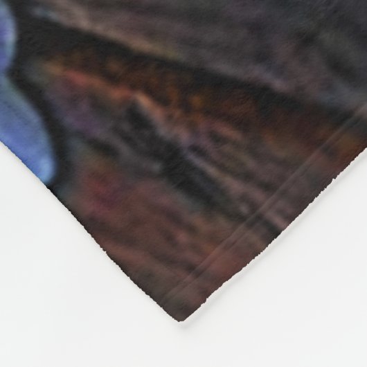 Spookachtig Schattige Halloween Glow Design Fleece Deken (Hoek)