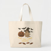 Spookachtig Schattige Halloween Tas - Ghosts, Bats (Voorkant)