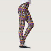 Spookachtige Australische herder Halloween heksenp Leggings (Rechts)