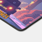 Spookachtige auto's op straat bureaumat (Hoek)