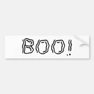 Spookachtige Boe! Bumpersticker